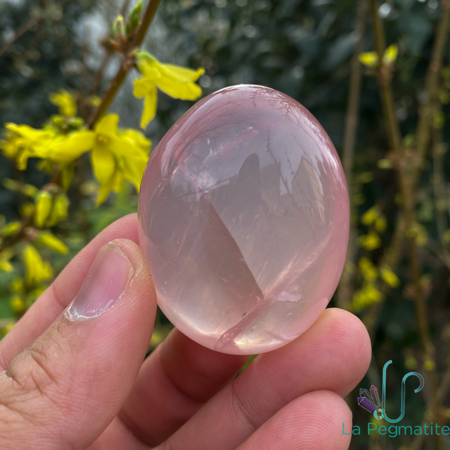 Galet quartz rose